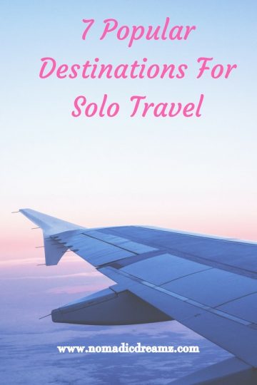 Some of the most popular solo travel destinations in the world
