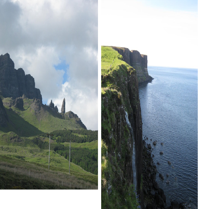 The Old Man of Storr and Kilt Rock, Isle of Skye