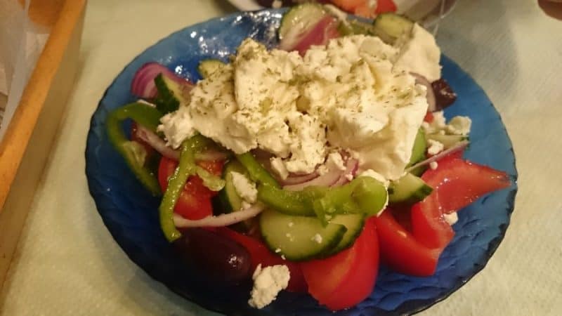Greek Salad with cheese